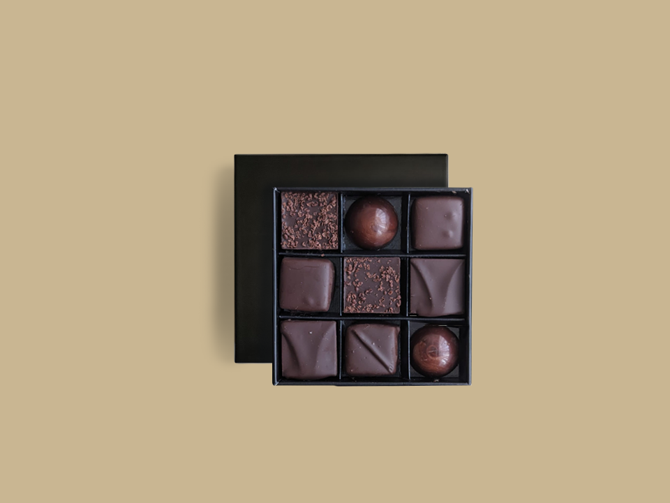 Artisan Chocolate Praline Box 09 Artisan Chocolate Pralines, Box 09