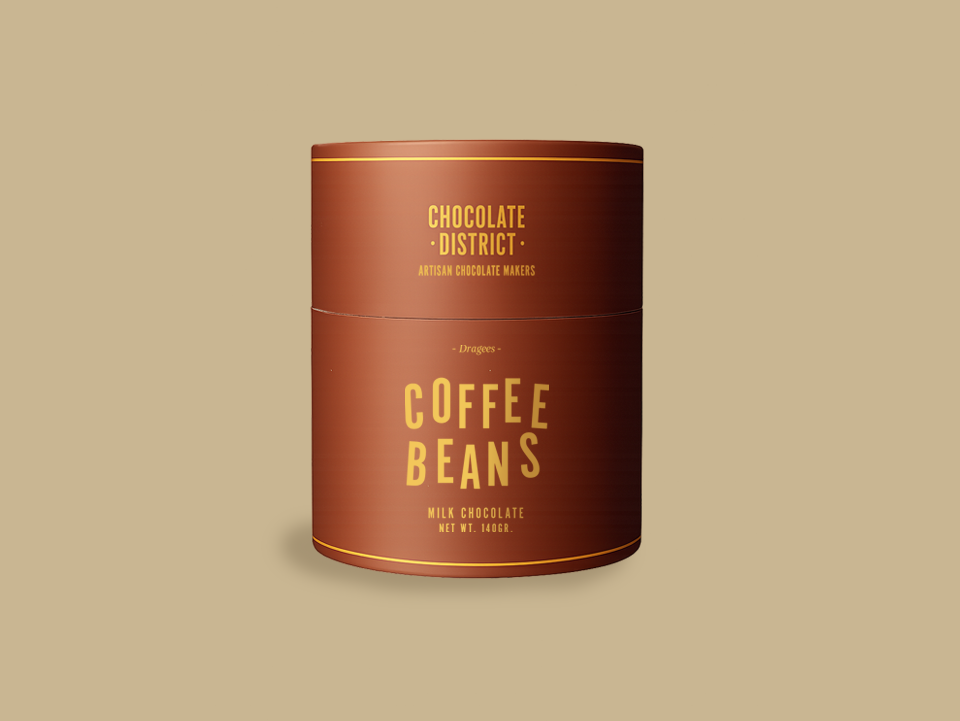 milk chocolate covered coffee beans, 140gr.