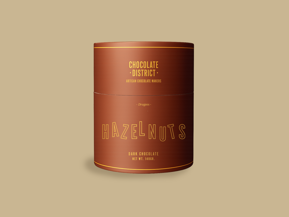 dark chocolate covered hazelnuts, 140gr.