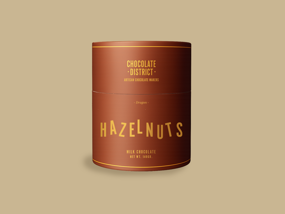milk chocolate covered hazelnuts, 140gr.