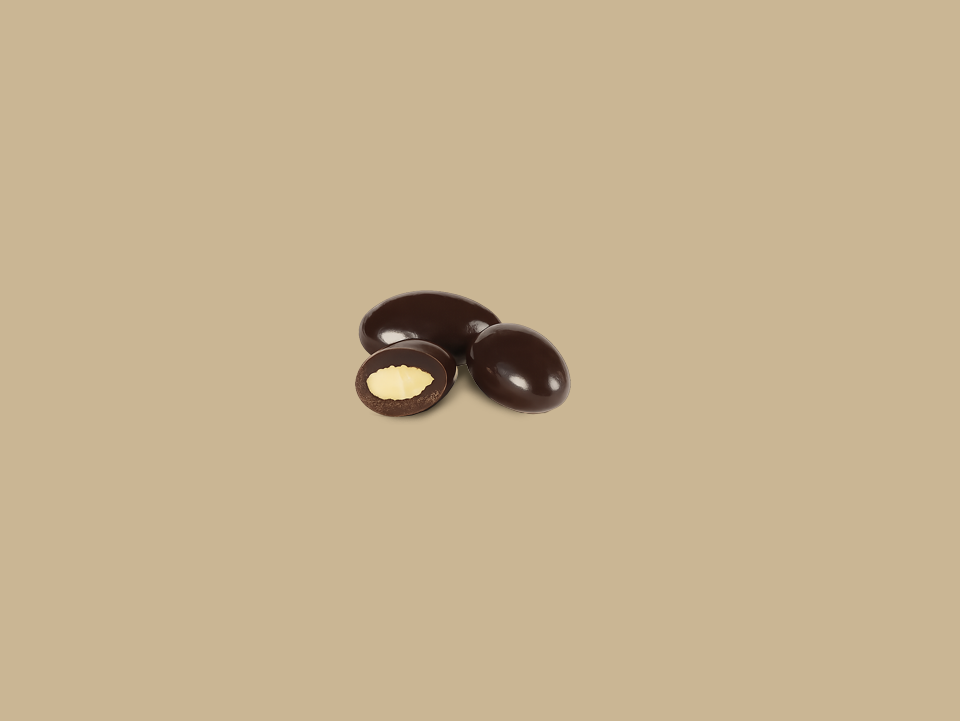milk chocolate covered almonds, 140gr.